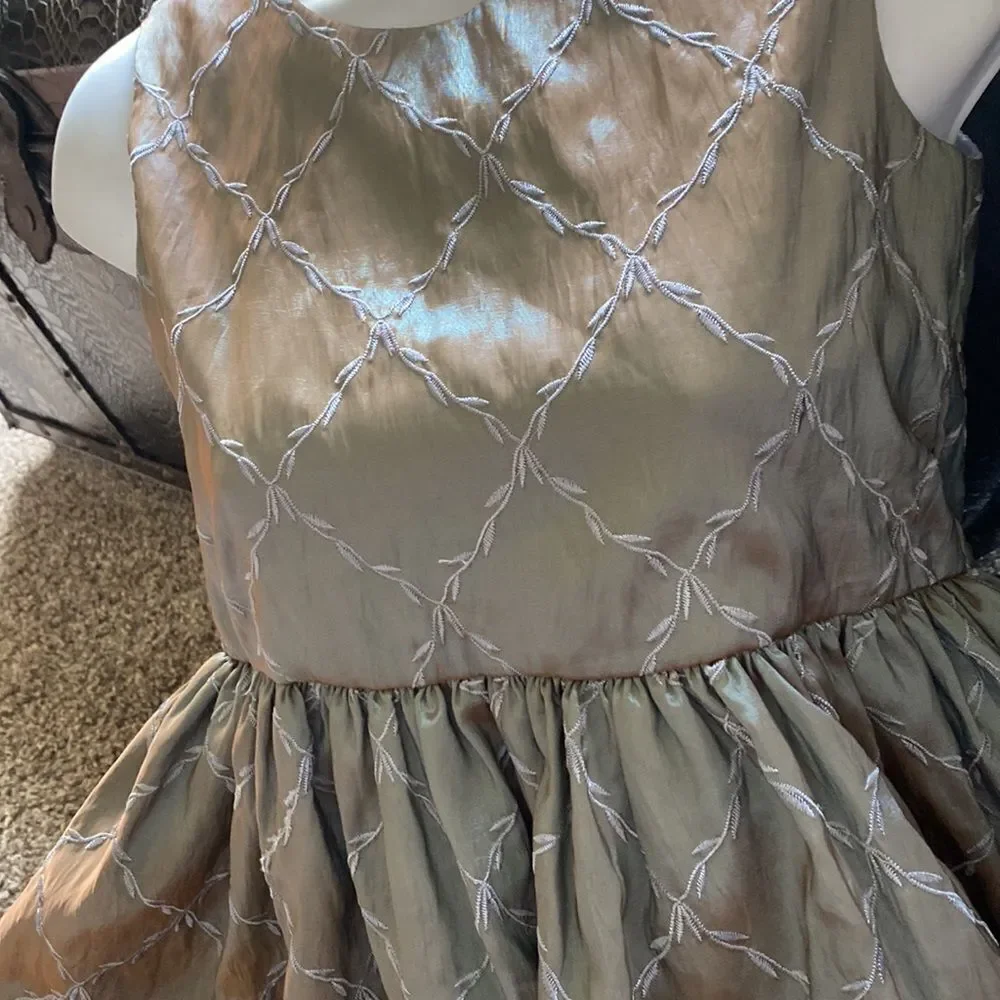 Dimples Ice Blue Girls size 7 elegant dress